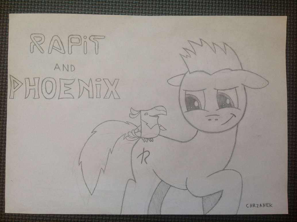 Rapit and Phoenix by Chrzanek97