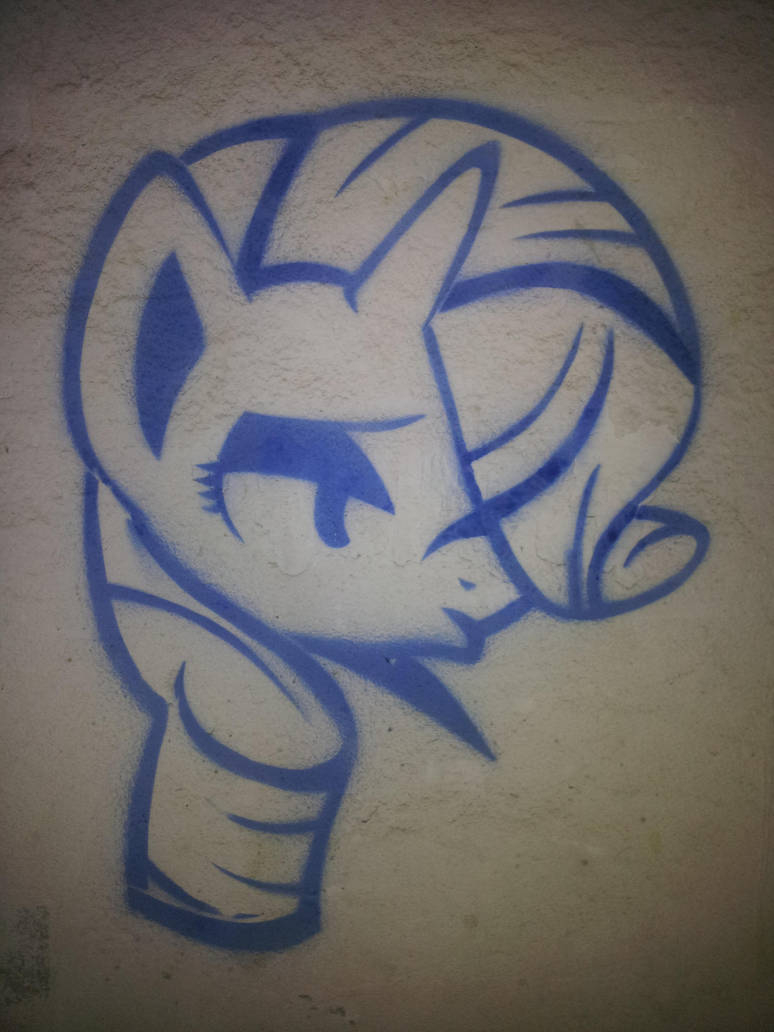 Rarity (graffiti) by Chrzanek97