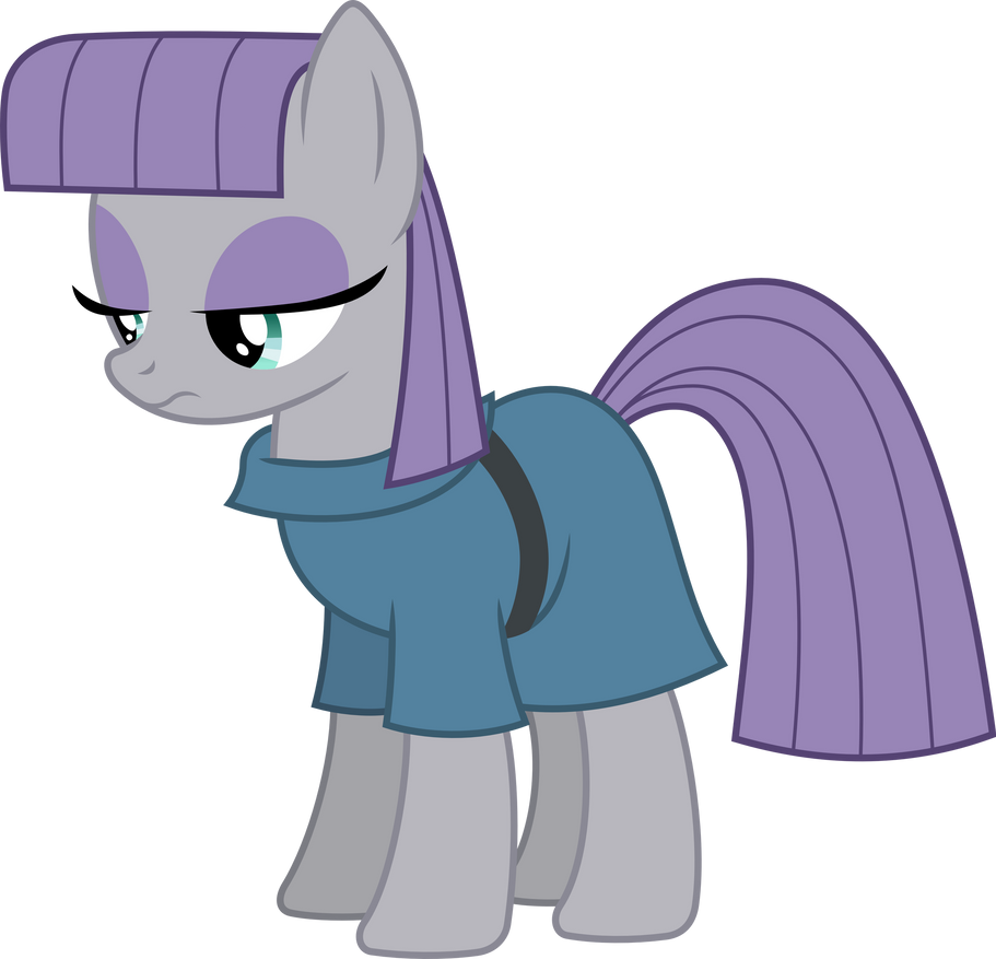 Maud Pie standing and thinking (Vector) by Chrzanek97