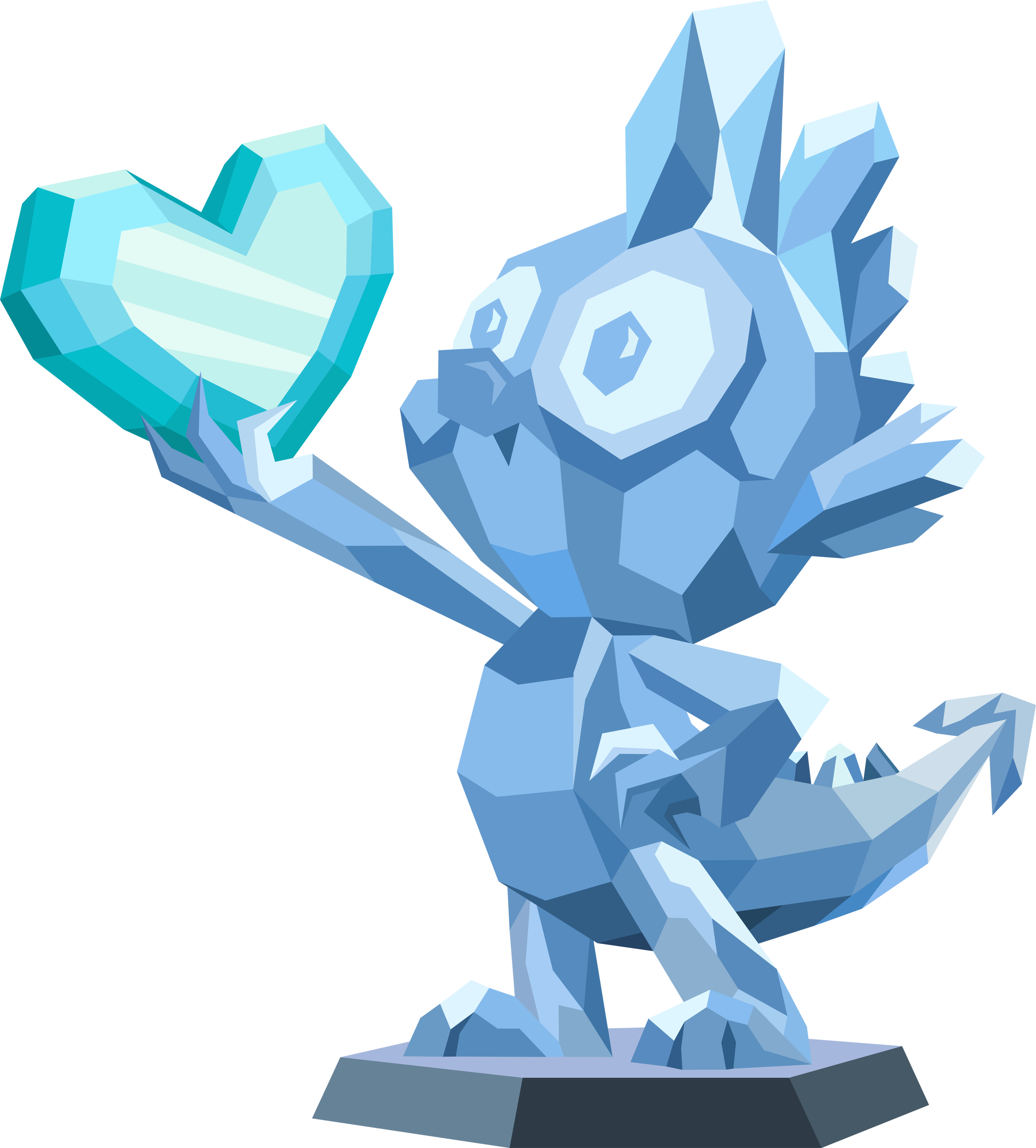 Spike statue (Vector) by Chrzanek97