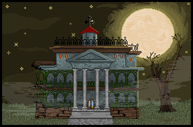Haunted House - Pixel by Forlork