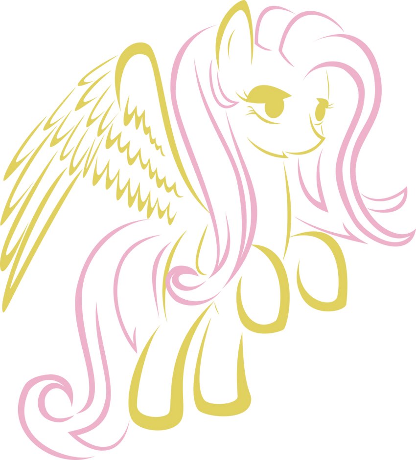 Fluttershy by UP1TER