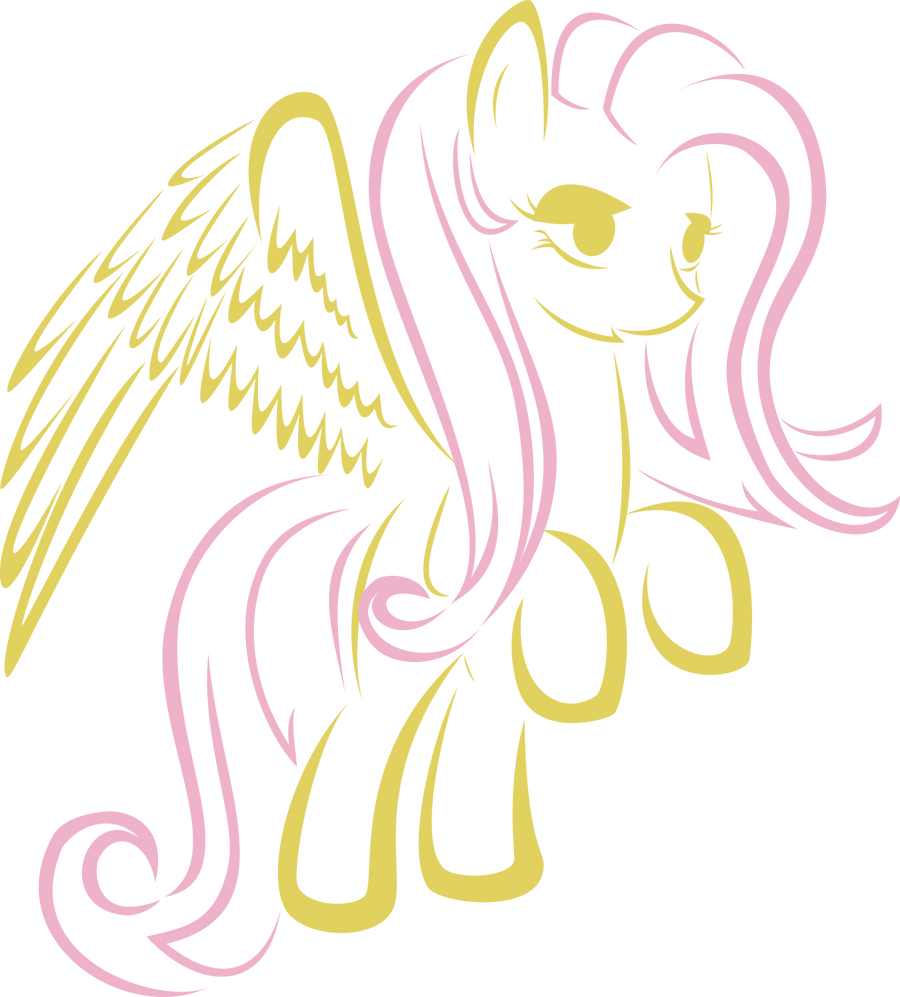 Fluttershy by UP1TER