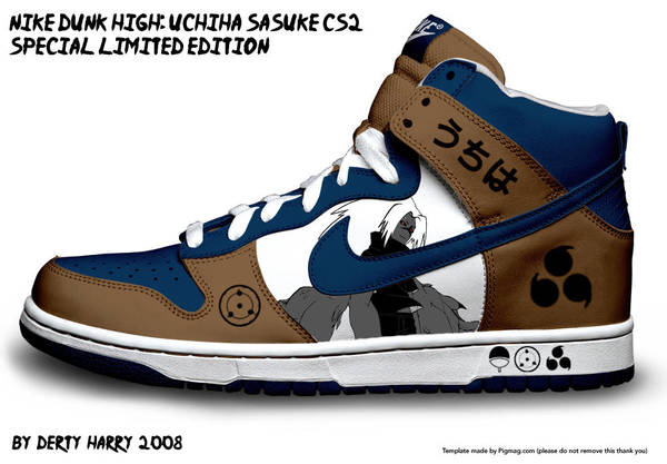 NIke Dunk High: Sasuke CS2 by DertyHarry