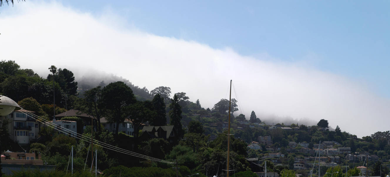 Clouds coming over Sausalito by Dancing-Treefrog