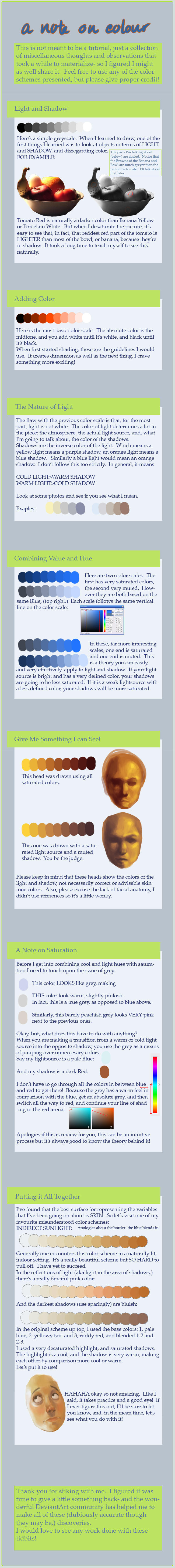 A Note on Light and Colour by toerning