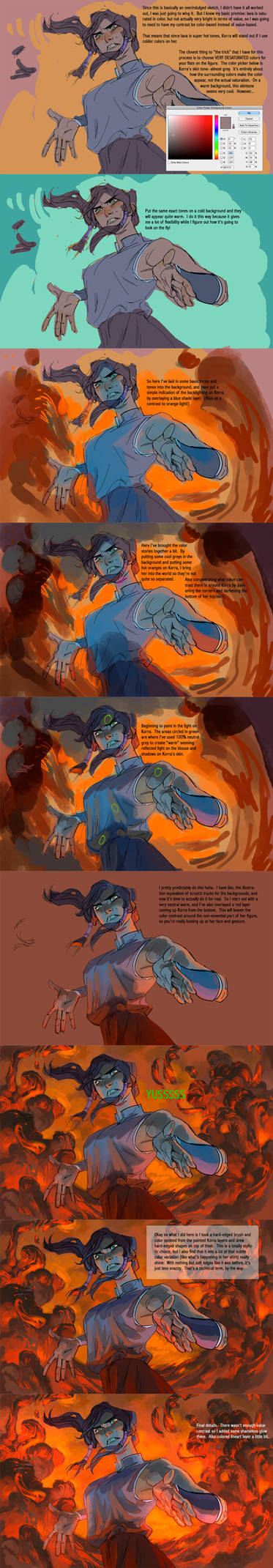 LAVAAAA color steps by toerning