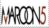 Maroon 5 Stamp lll by Krisderp Maroon 5 Stamp lll by Krisderp