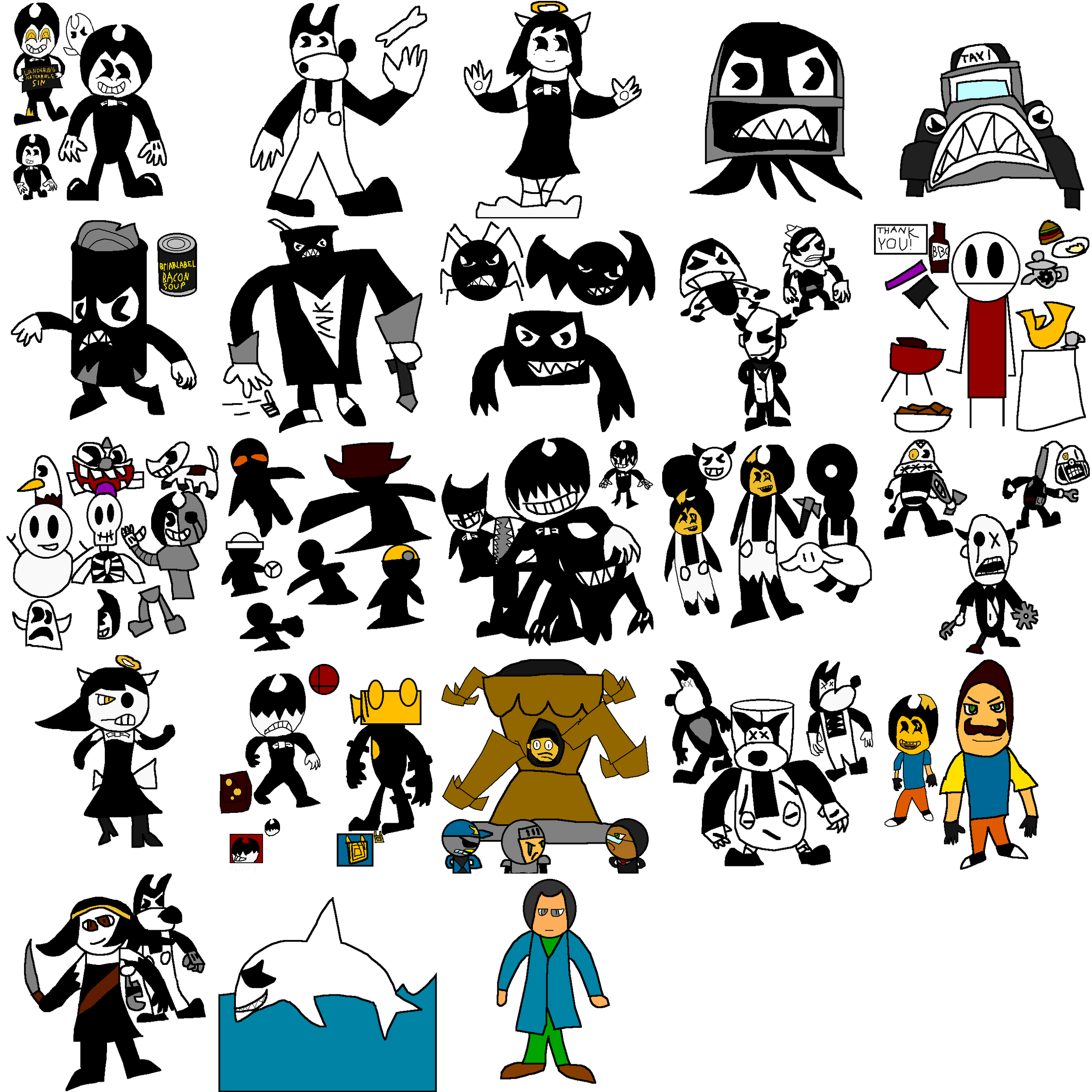 bendy and the ink machine chapter 5 coloroign bendy and the ink machine chapter 5 coloroign