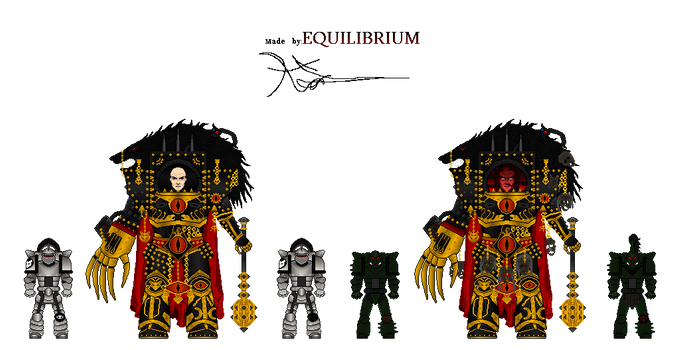 Warhammer40k-HORUS(caos, warmaster) BY EQUILIBRIUM by Agent3quilibrium