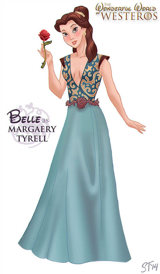 Belle as Maraery Tyrell by DjeDjehuti