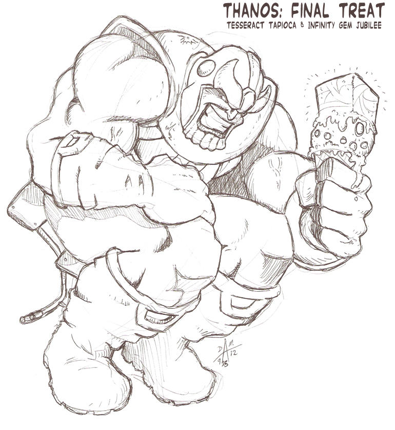 Thanos Final Treat by dmario