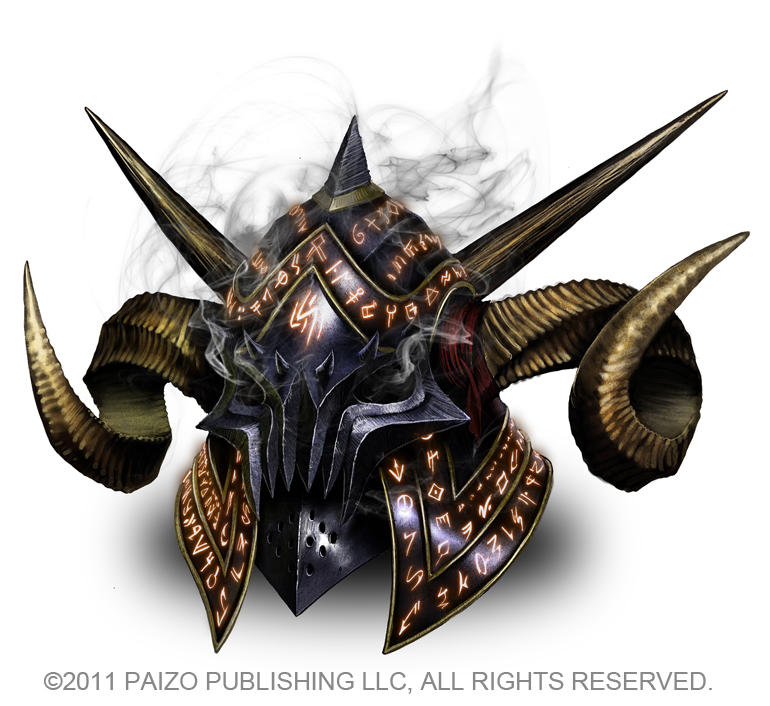Evil Horned Helmet by Akeiron Evil Horned Helmet by Akeiron