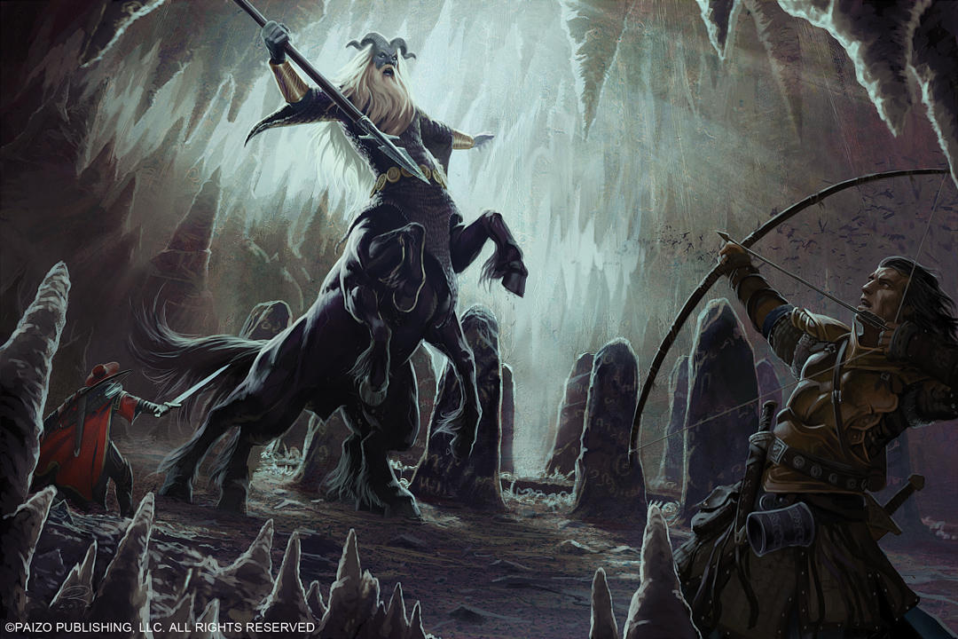 Frost Giant Centaur Battle by Akeiron Frost Giant Centaur Battle by Akeiron