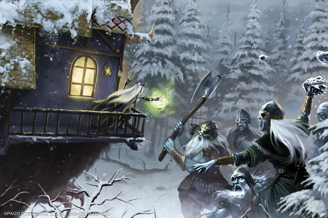 Frost Giant Battle by Akeiron Frost Giant Battle by Akeiron