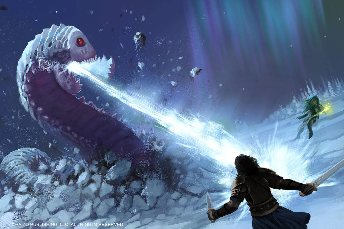 Frost Worm Hunt by Akeiron Frost Worm Hunt by Akeiron