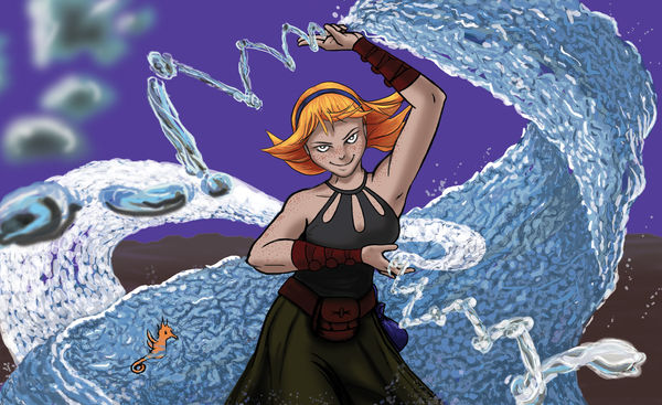 Water Weaver - Sundered Ark Card Art by Dandy-L