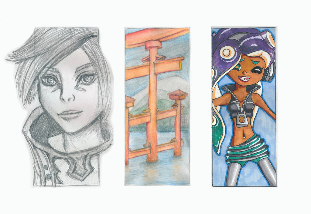 Inktober 2018 - Days 4 to 6 by unikorn