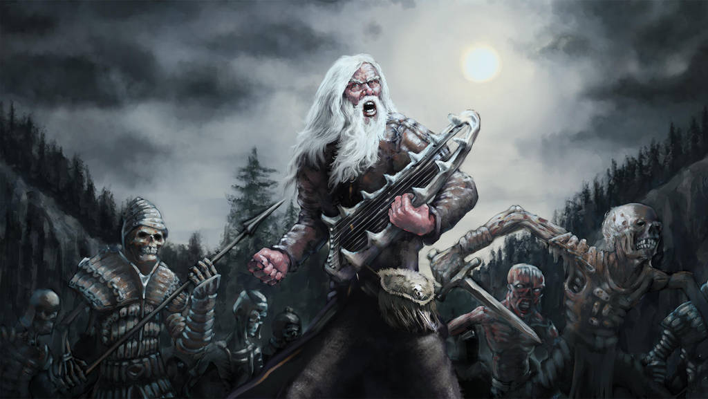 Shaman with Army of the Dead by TeroPorthan