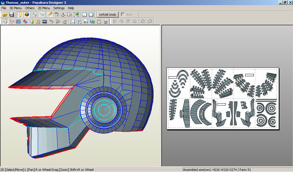 Daft Punk Thomas' Helmet by ScannerJOE