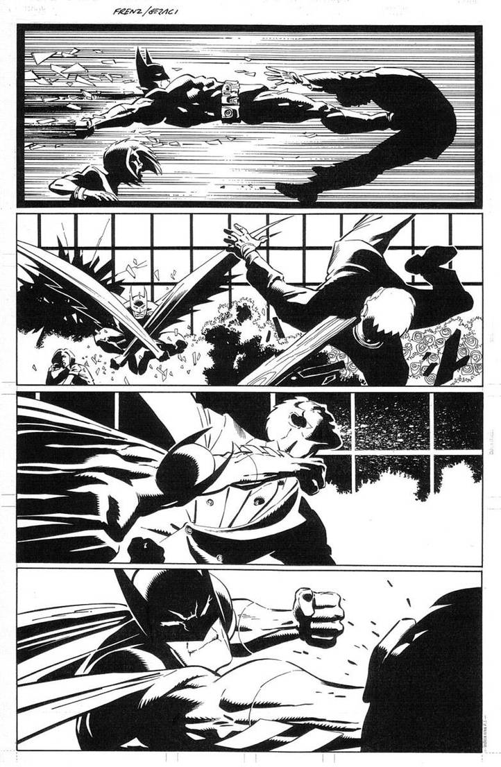 Batman in Action by DrewGeraci