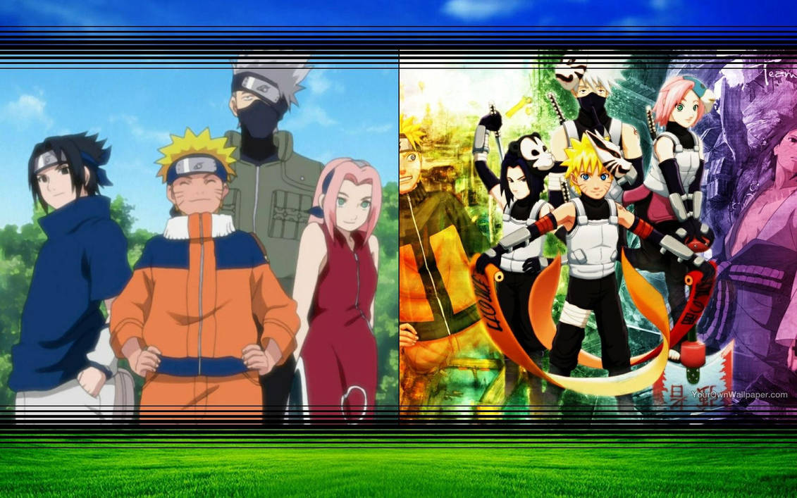 Naruto Sakura Sasuke Kakashi Wallpaper By Weissdrum On Deviantart