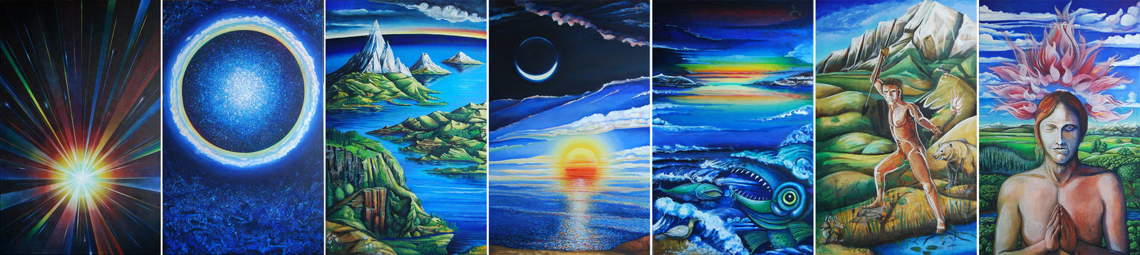 Days Of Creation In Work By Steph Embric Days Of Creation In Work By Steph Embric