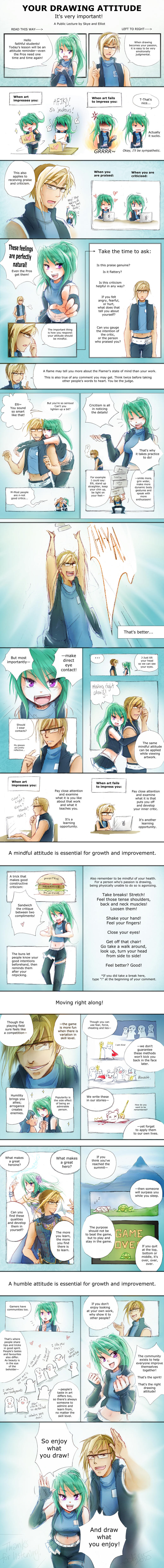 Your Drawing Attitude by Achiru-et-al