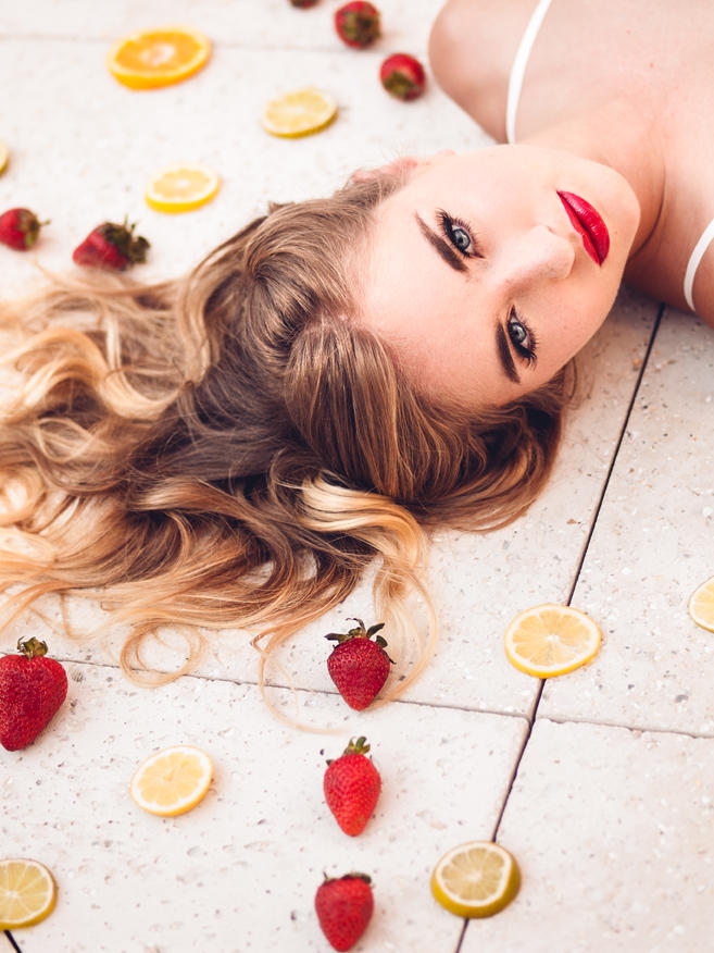 Strawberry Lips by Queen-Kitty