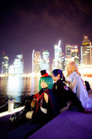 MF - Bunnies on a date by lavena-lav