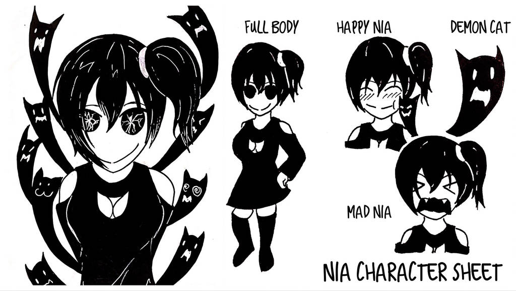 Nia Character Sheet by TruiArts