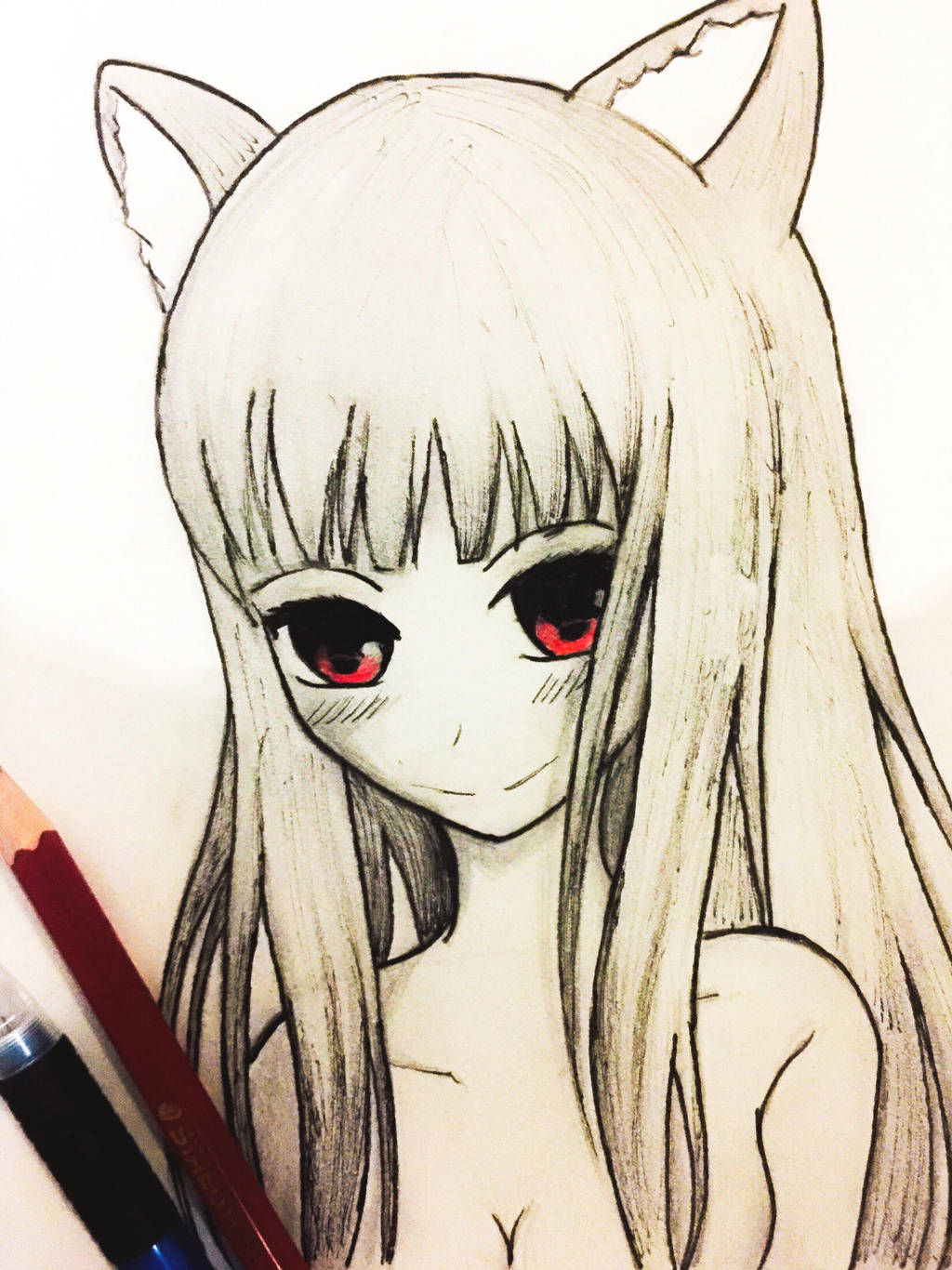 Holo- Spice and Wolf by TruiArts
