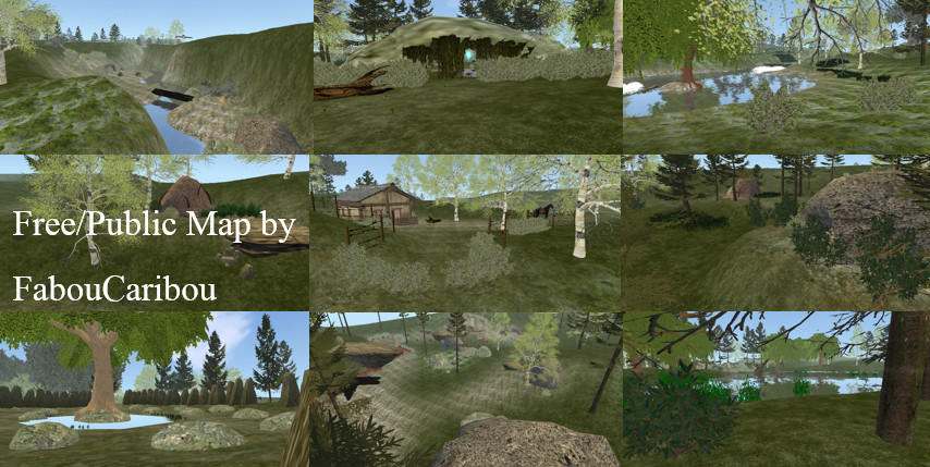 Free Feral-heart map ~Taiga forest by FabouCaribou