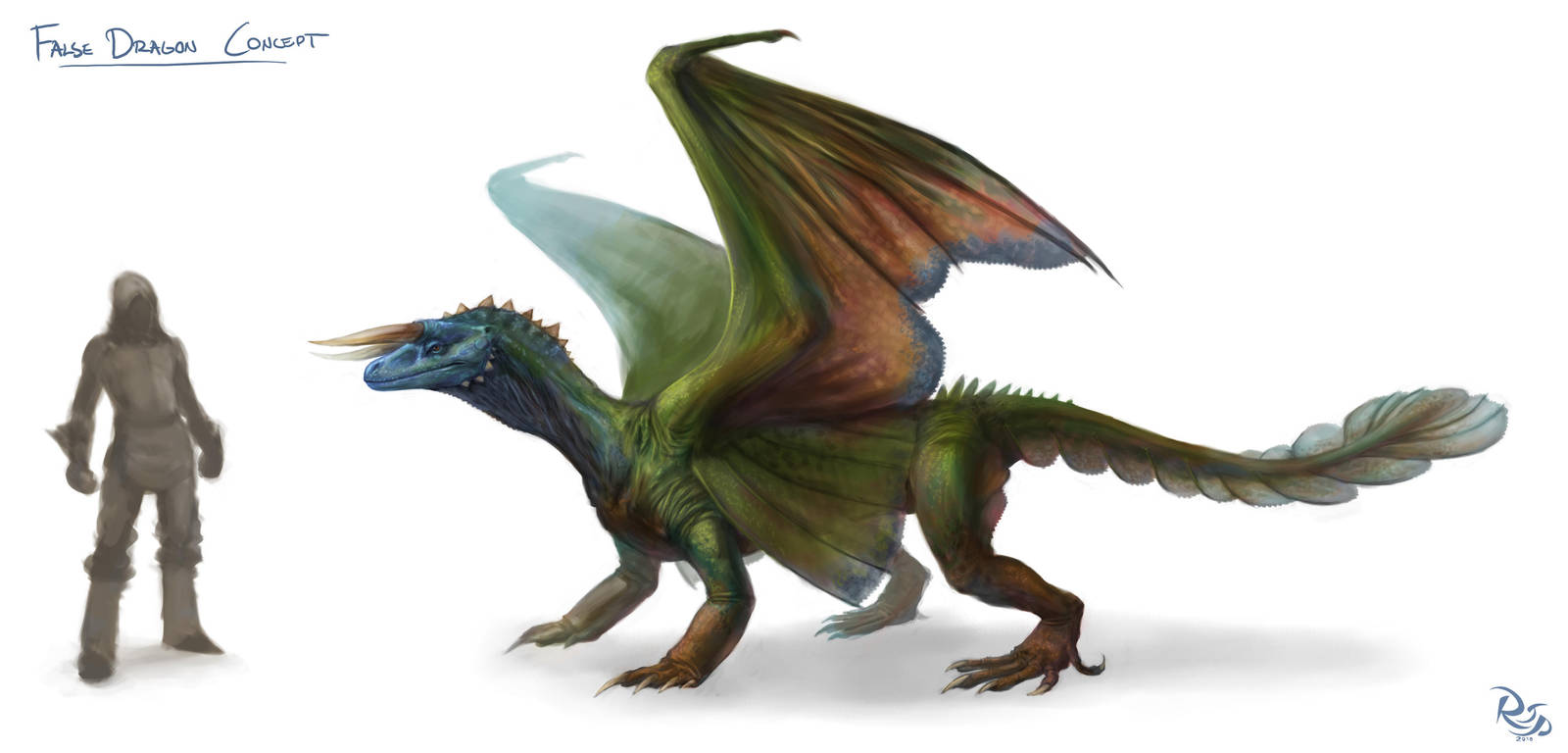 False Dragon Concept by arvalis