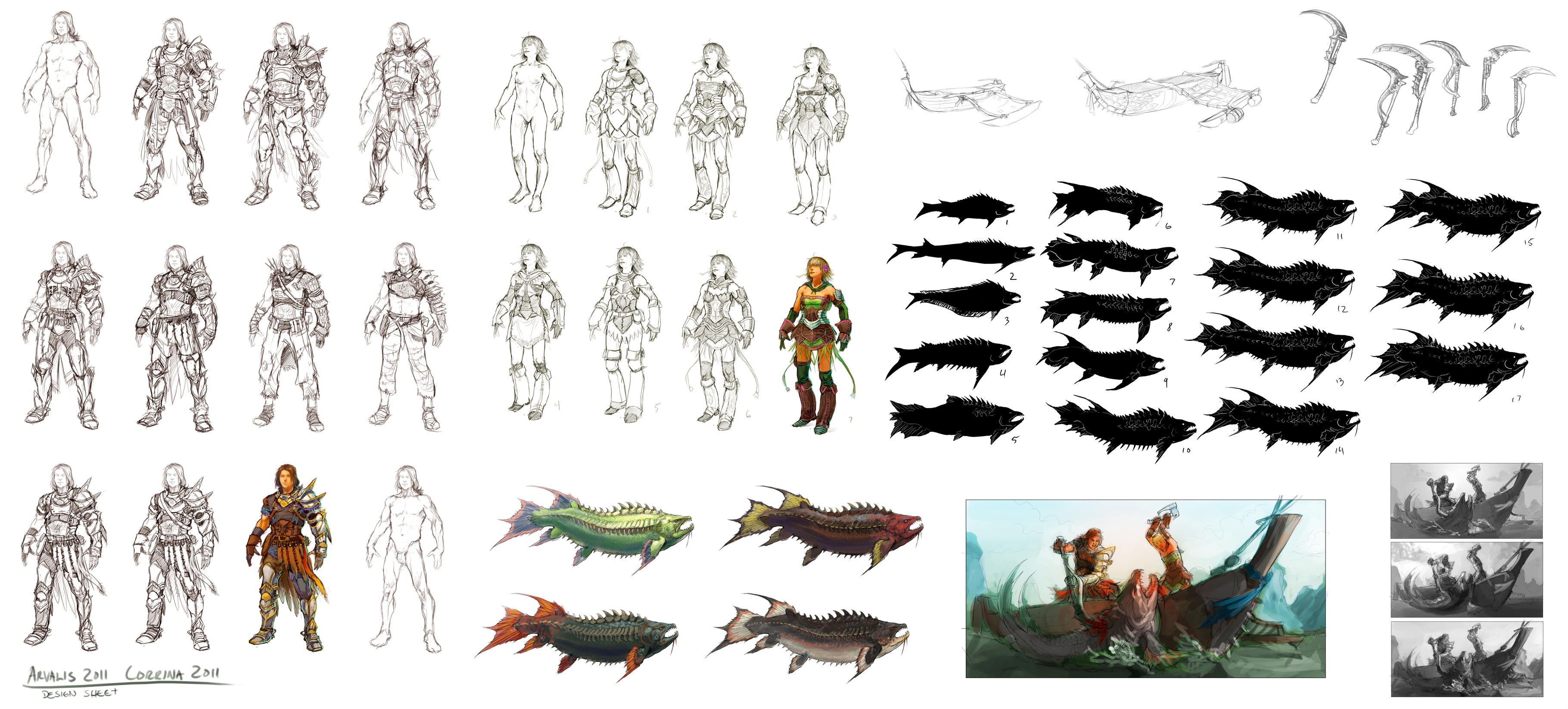 Arvalis and Corrina-2011 Design Sheet by arvalis