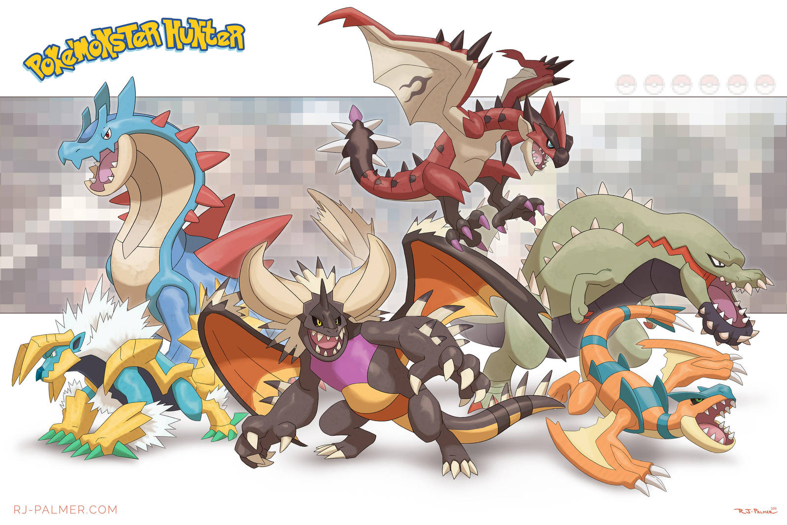 Poke'monster Hunter by arvalis