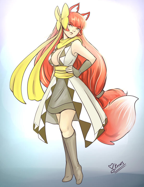 Kitsune Commission by keevs