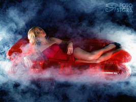 Red Couch by stefangrosjean