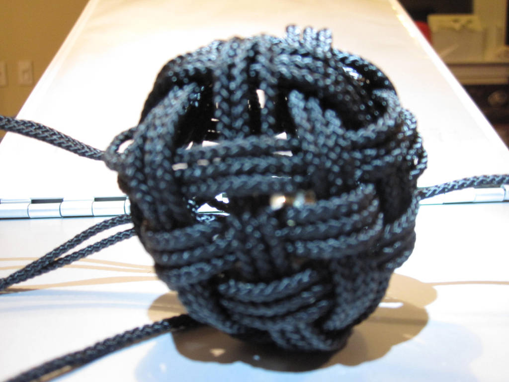 45 Face Globe Knot, Unfinished by demuredemeanor