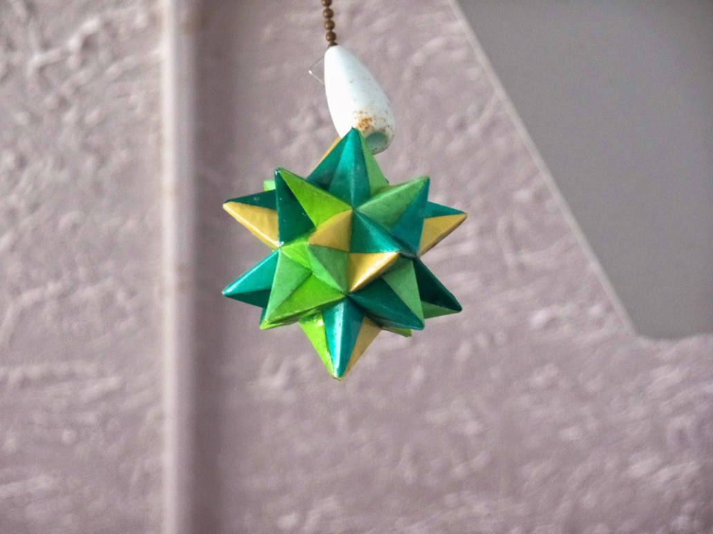 Origami Modular Star in Polycrylic by demuredemeanor