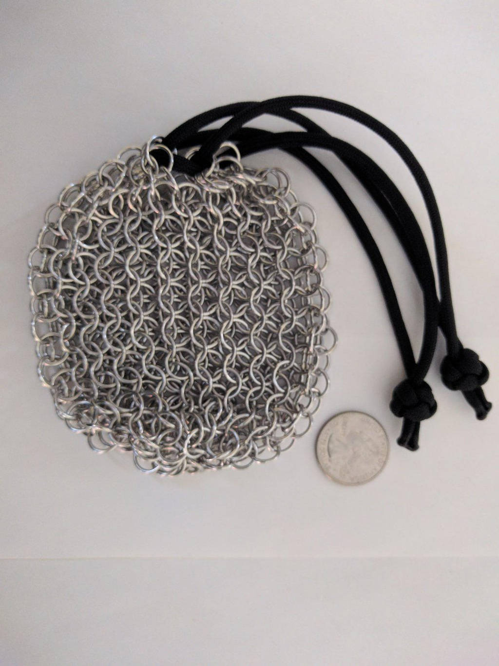 Chainmail pouch - 'Big' links, empty by demuredemeanor