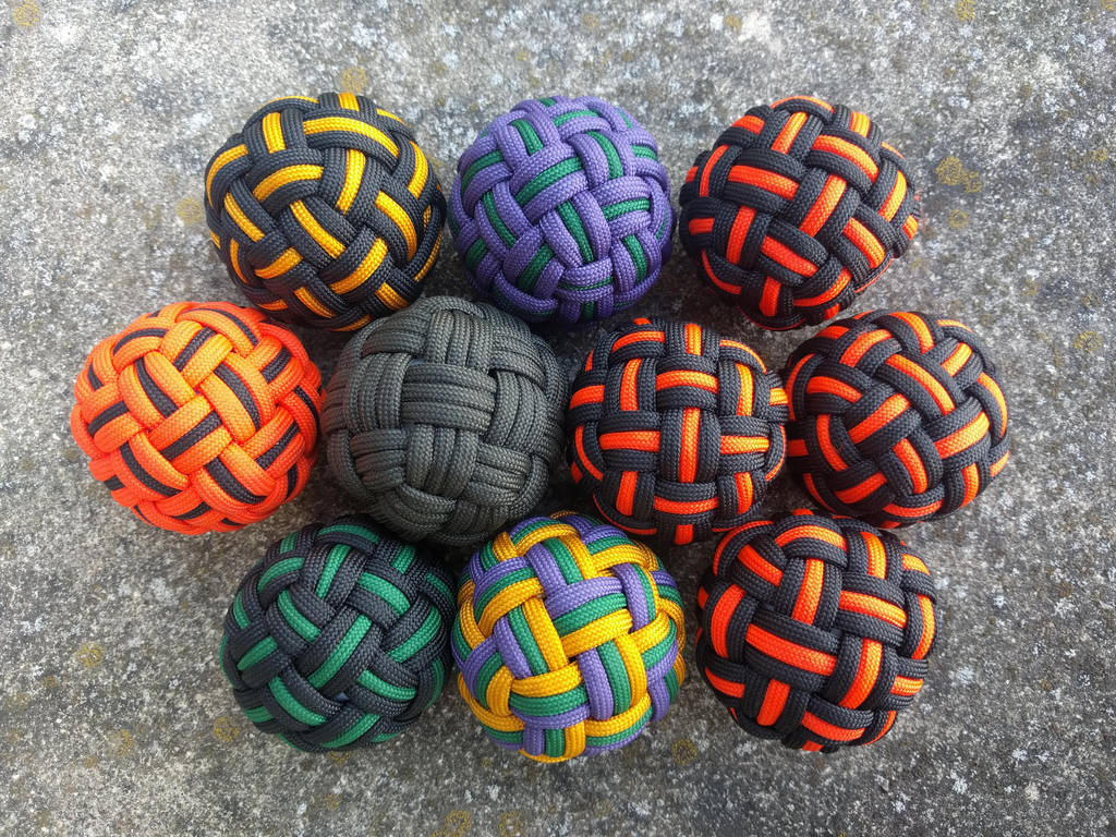 45 Face Globe knot, three passes, hand sized by demuredemeanor