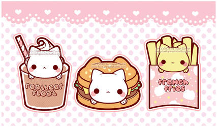 Nyanko Burger and Friends by MoogleGurl