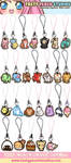 2011 Acrylic Charms by MoogleGurl