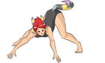 Crouching LeeLee by CasFlores
