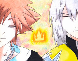 Sora + Riku by MandiR