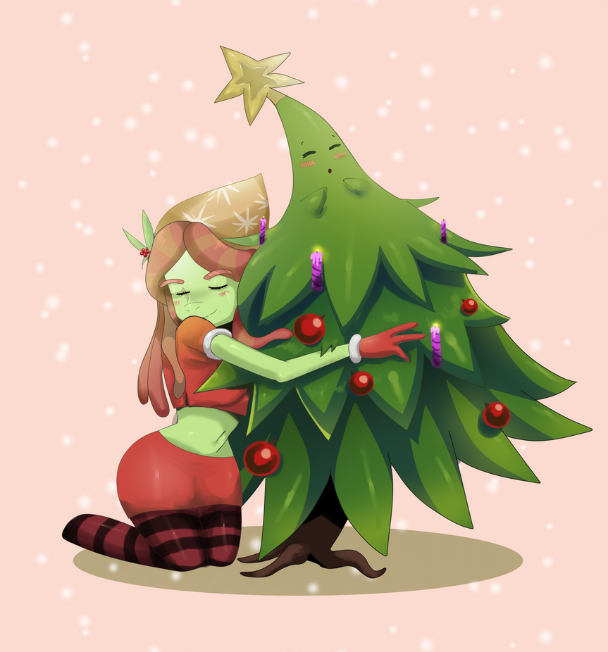 Christmas tree Hugger by Traupa on DeviantArt