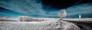 Hometown in infrared by Torsten-Hufsky