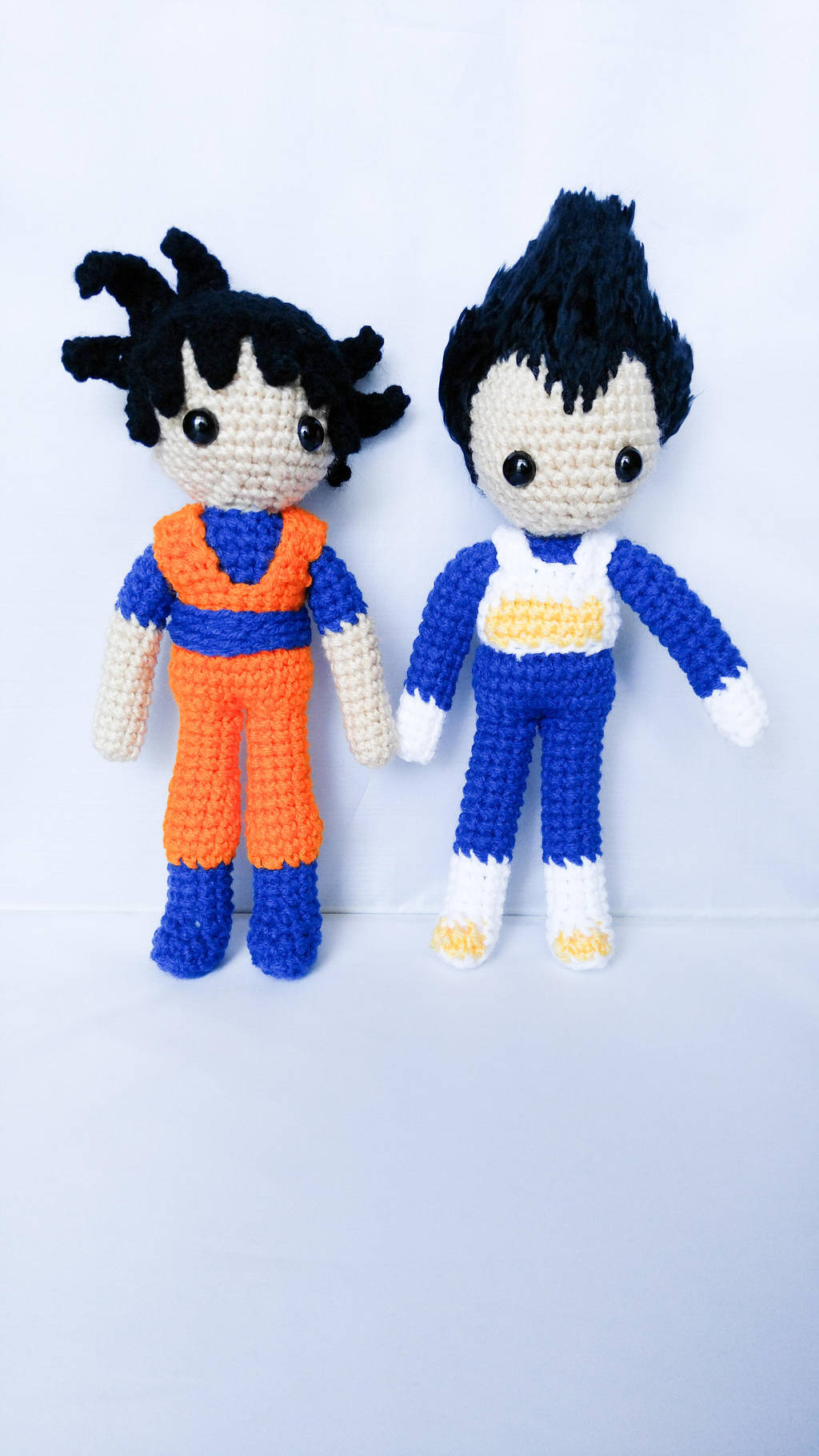 Goku and Vegeta by milliemouse579