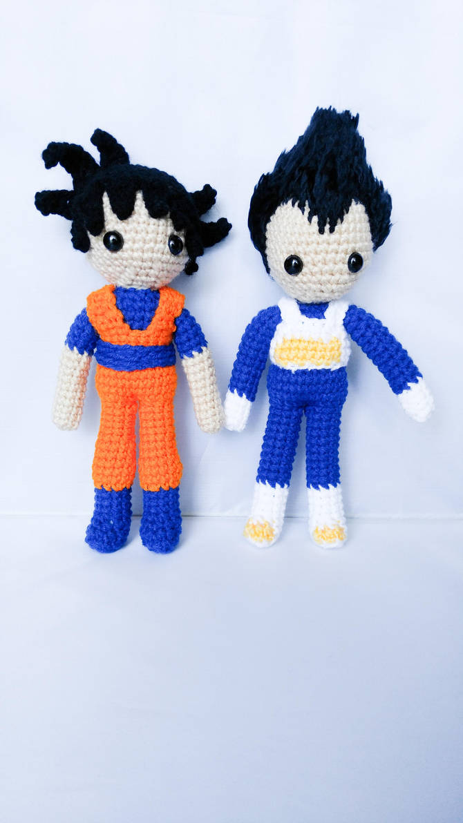 Goku and Vegeta by milliemouse579